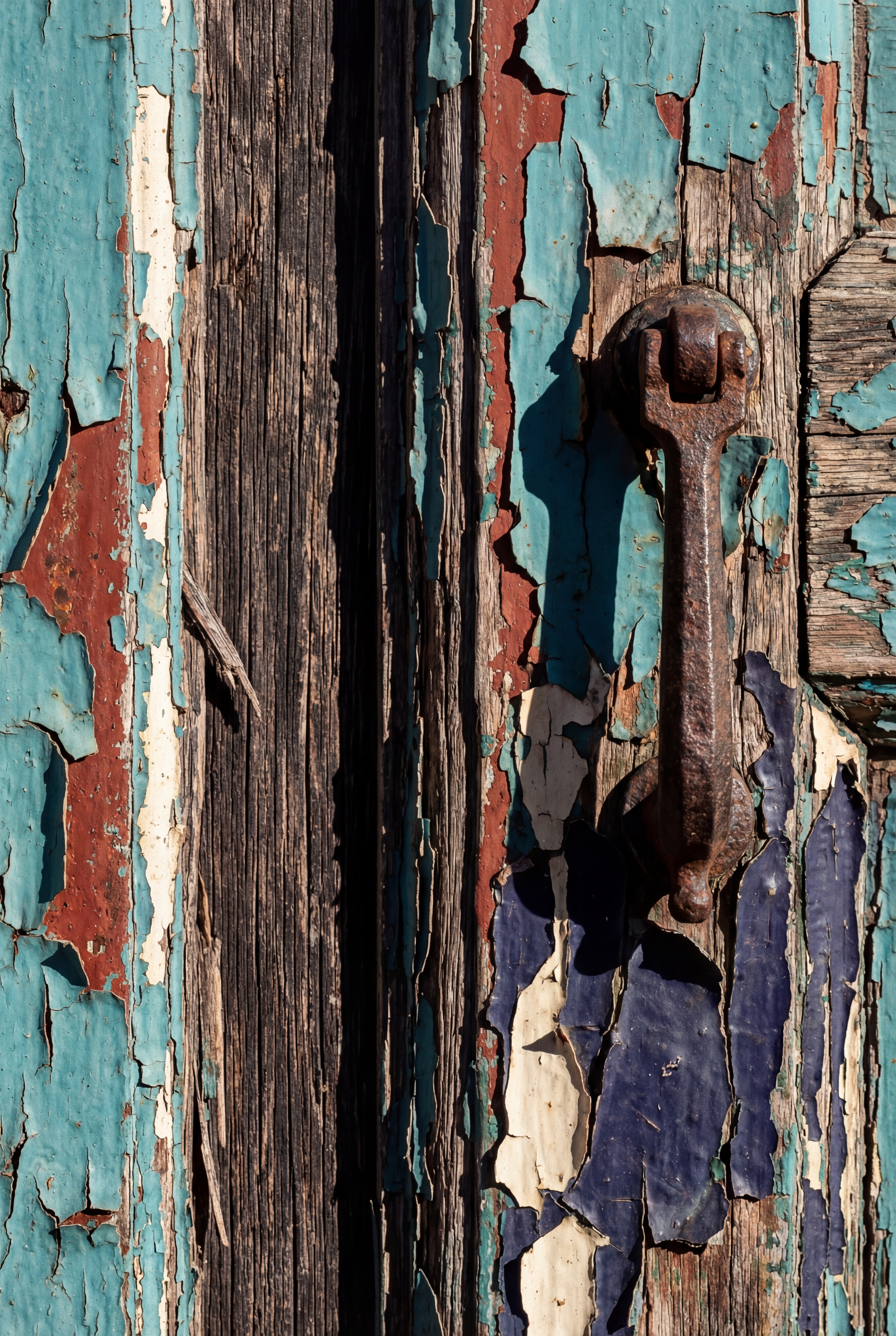 Prismatic Patina of the Weathered Oak