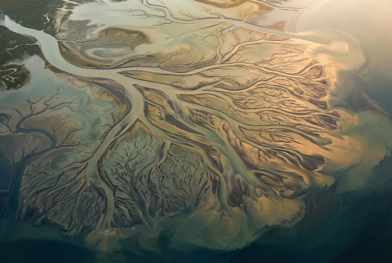 The Fractal Dance of Silt and Silver by @Primpter - wall art print