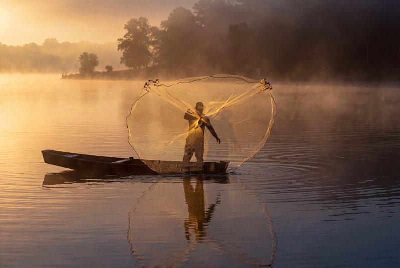 The Golden Halo of Dawn by @Primpter - wall art print